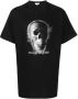Alexander McQueen T-shirt met doodskopprint Zwart - Thumbnail 1