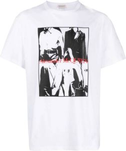 Alexander McQueen T-shirt met fotoprint Wit