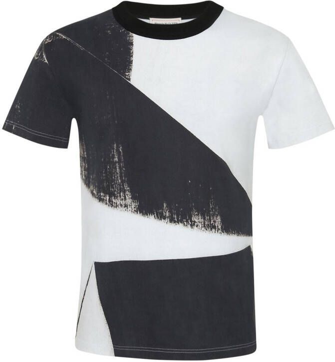 Alexander McQueen T-shirt met grafische print Wit