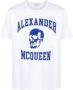 Alexander McQueen T-shirt met logoprint Wit - Thumbnail 1