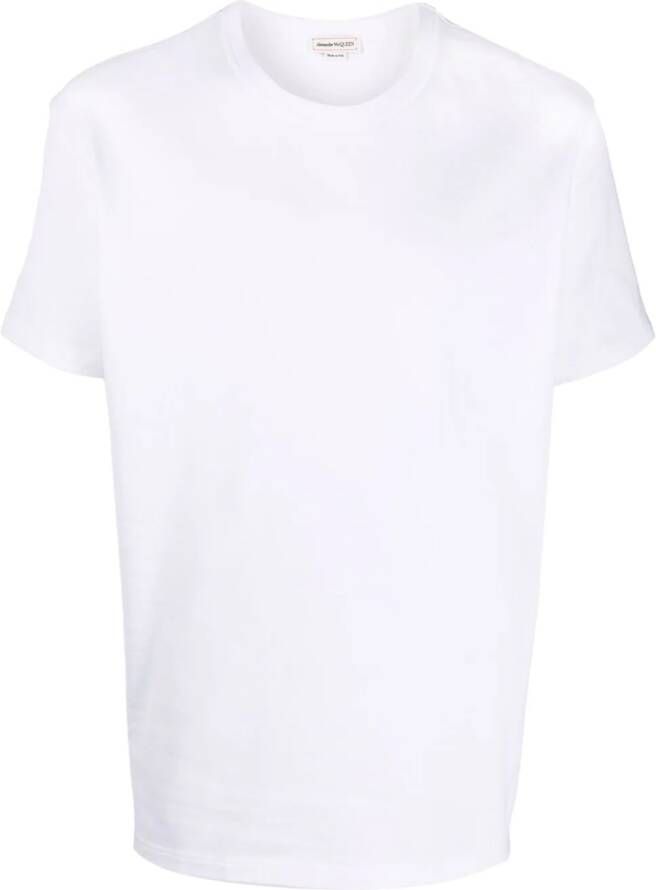Alexander McQueen T-shirt met logoprint Wit