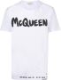 Alexander McQueen T-shirt met logoprint Wit - Thumbnail 1