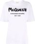 Alexander McQueen Graffit T-shirt Wit - Thumbnail 1
