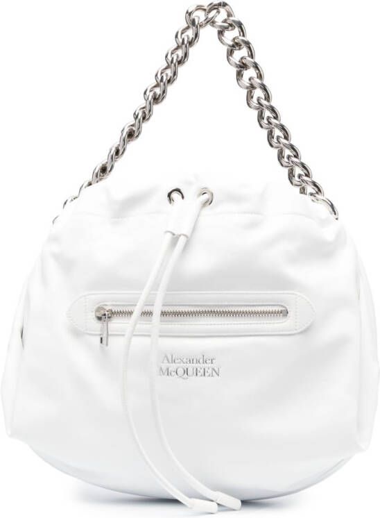 Alexander McQueen The Bundle schoudertas Wit