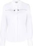 Alexander McQueen Top met rits Wit - Thumbnail 1