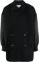 Alexander McQueen Wollen mantel Zwart - Thumbnail 1