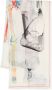 Alexander McQueen Wollen sjaal met print Wit - Thumbnail 1