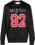 Alexander McQueen Sweater met logodetail Zwart - Thumbnail 1