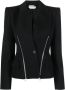 Alexander McQueen Blazer met enkele rij knopen Zwart - Thumbnail 1