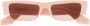 Alexander McQueen Eyewear Zonnebril met logoprint Roze - Thumbnail 1