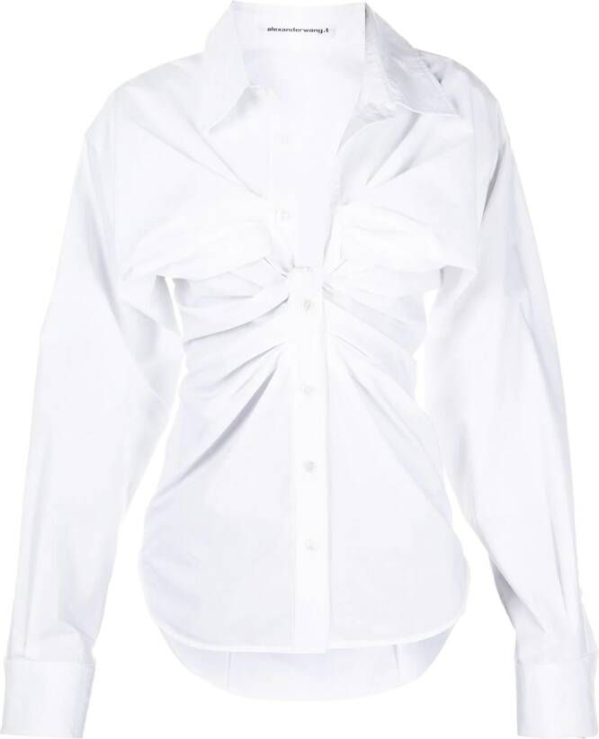 Alexander Wang Blouse met ruches Wit