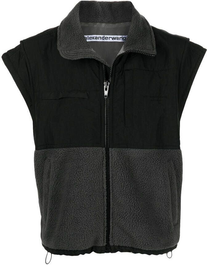 Alexander Wang Bodywarmer met vlakken Zwart