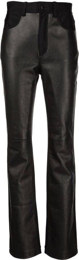 Alexander Wang Broek met contrasterend vlak Zwart