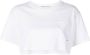 Alexander Wang Cropped T-shirt Wit - Thumbnail 1