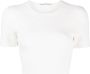 Alexander Wang Cropped T-shirt Wit - Thumbnail 1