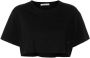 Alexander Wang Cropped T-shirt Zwart - Thumbnail 1