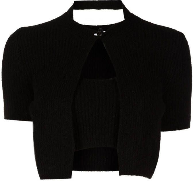 Alexander Wang Cropped top Zwart