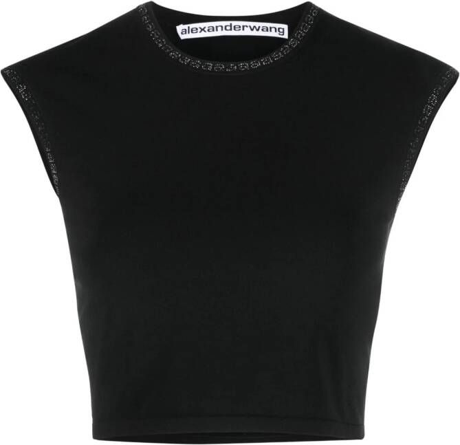 Alexander Wang Cropped top Zwart
