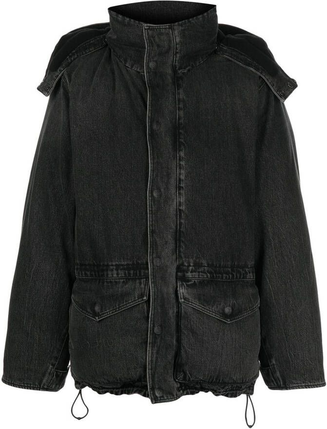 Alexander Wang Denim donsjack Grijs