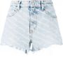 Alexander Wang Denim shorts dames katoen 23 Blauw - Thumbnail 1