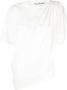 Alexander Wang T-shirt met gedrapeerd detail Wit - Thumbnail 1