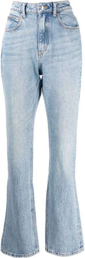 Alexander Wang Fly slim-fit jeans Blauw