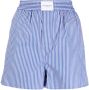 Alexander Wang Gestreepte shorts Blauw - Thumbnail 1