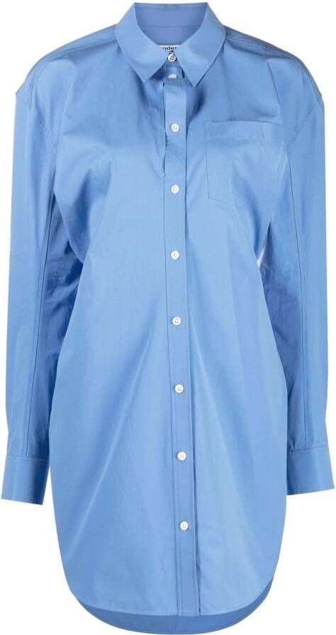 Alexander Wang Getailleerde blousejurk Blauw