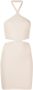 Alexander Wang Halterjurk met logo-afwerking Beige - Thumbnail 1