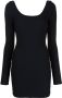 Alexander Wang Jurk met diepe ronde hals Zwart - Thumbnail 1