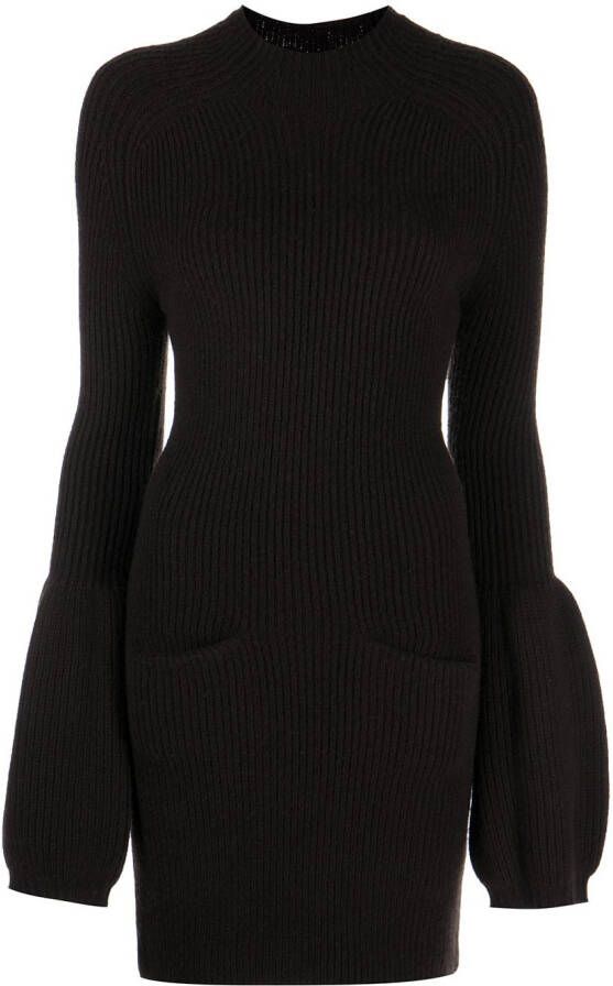 Alexander Wang Jurk met flared cuffs Bruin