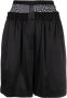 Alexander Wang Gelaagde shorts Zwart - Thumbnail 1