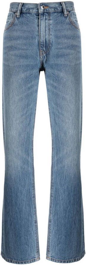 Alexander Wang Jeans met lage taille Blauw
