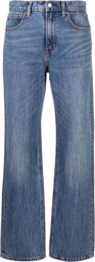 Alexander Wang Mid waist boyfriend jeans Blauw