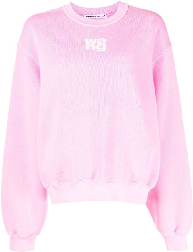 Alexander Wang Oversized T-shirt Roze
