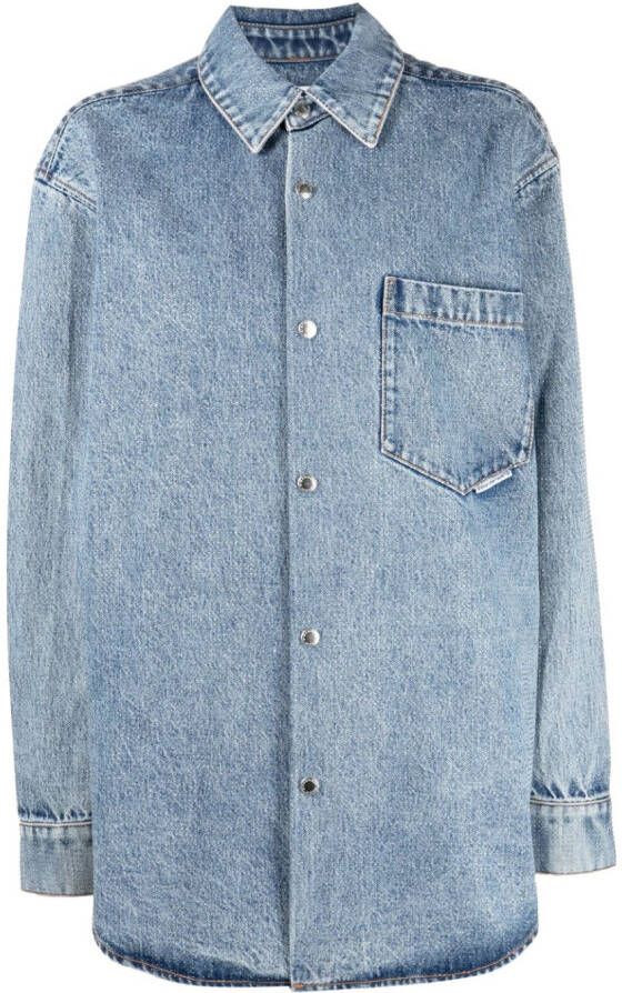 Alexander Wang Denim jack Blauw