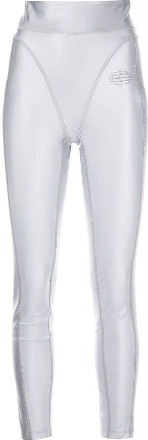 Alexander Wang Metallic legging Grijs