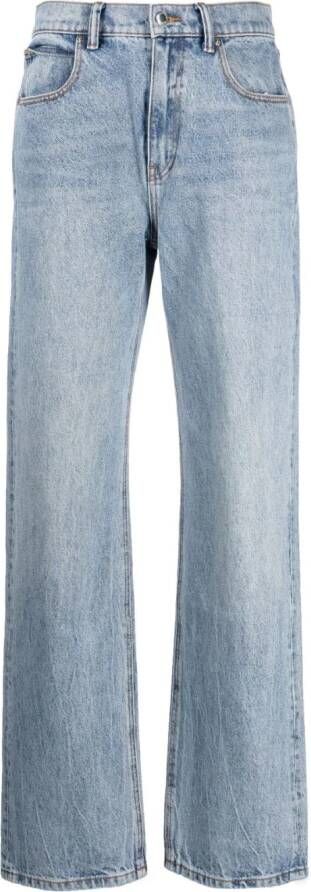 Alexander Wang Ruimvallende jeans Blauw