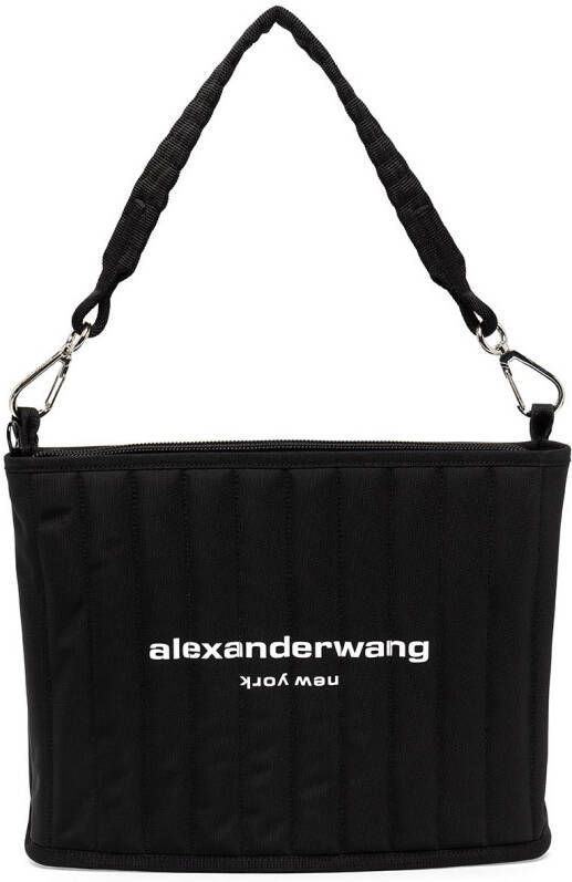 Alexander Wang Shopper met logoprint Zwart