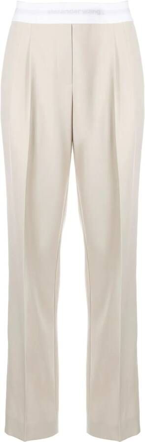 Alexander Wang Straight broek Beige