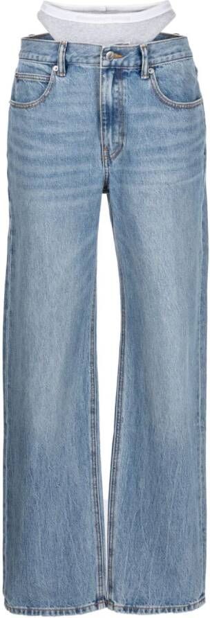 Alexander Wang Straight jeans Blauw
