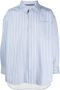 Alexander Wang Gestreept shirtjack Blauw - Thumbnail 1