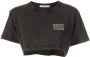 Alexander Wang T-shirt met logo Grijs - Thumbnail 1