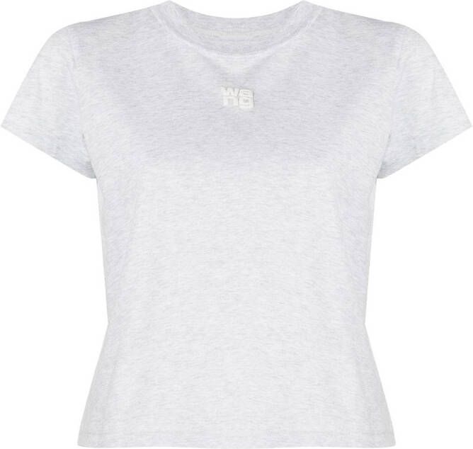 Alexander Wang T-shirt met logoprint Grijs