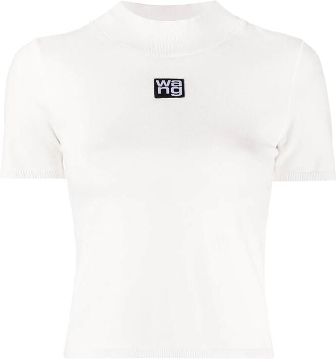Alexander Wang T-shirt met logoprint Wit