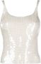 Alexander Wang Tanktop met geborduurde pailletten Beige - Thumbnail 1