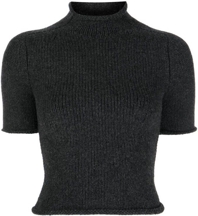 Alexander Wang Top met hoge hals Grijs