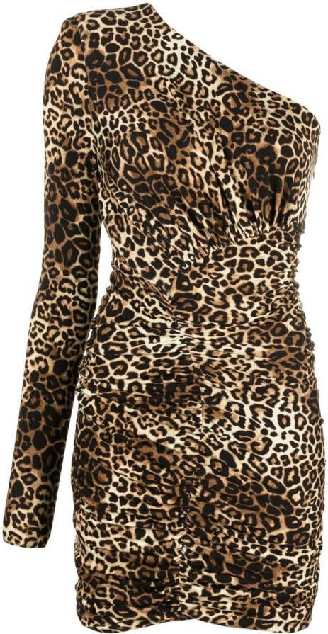 Alexandre Vauthier Asymmetrische mini-jurk Beige