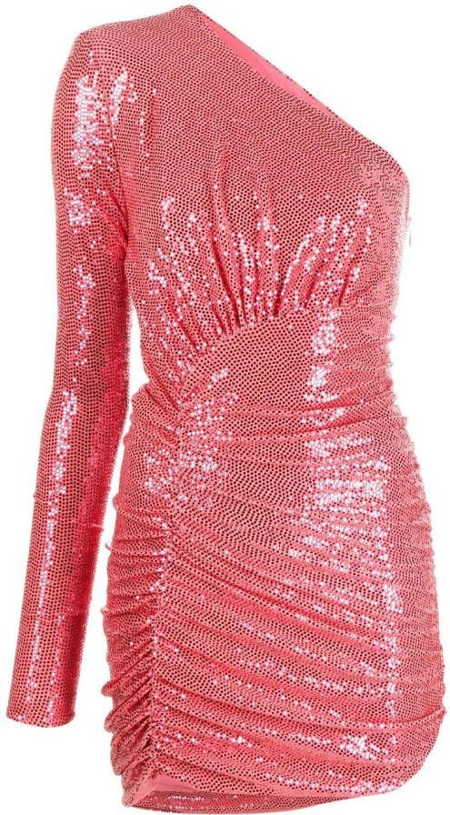 Alexandre Vauthier Asymmetrische mini-jurk Roze