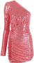Alexandre Vauthier Asymmetrische mini-jurk Roze - Thumbnail 1